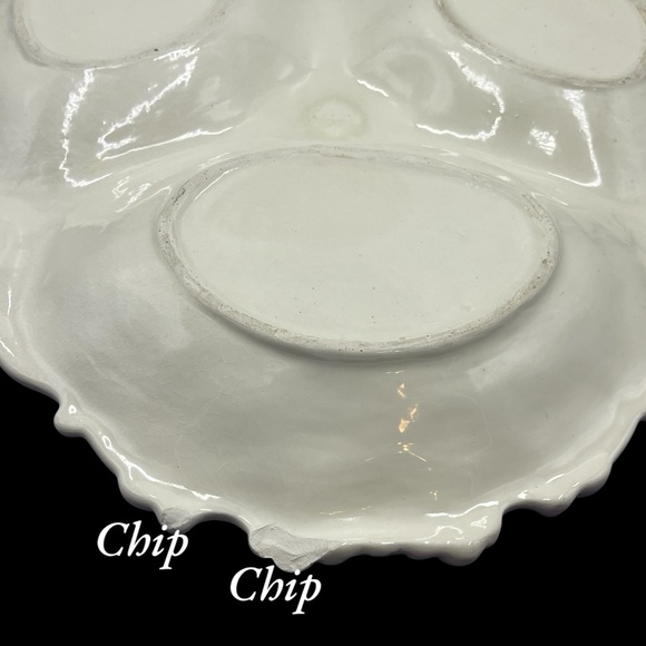 Ardalt Lenwile China:Hand Painted Grapes Leaves Divided Serving Platter w/Handle - Picture 13 of 16